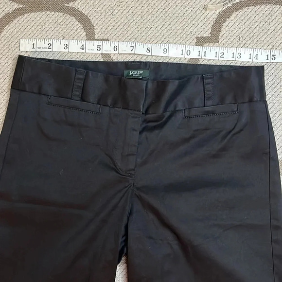 J. Crew City-Fit Madison Stretch Chino black Pants, size 0 short - Picture 8 of 17